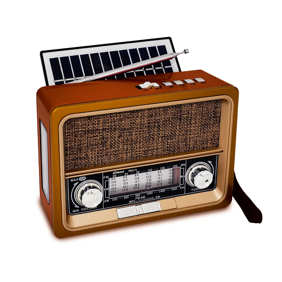 Rádio Retro Bluetooth com Lanterna