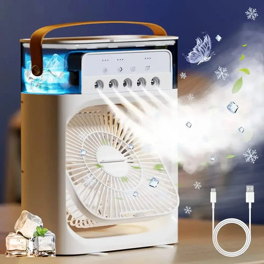 Ventilador Portátil com umidificador de ar