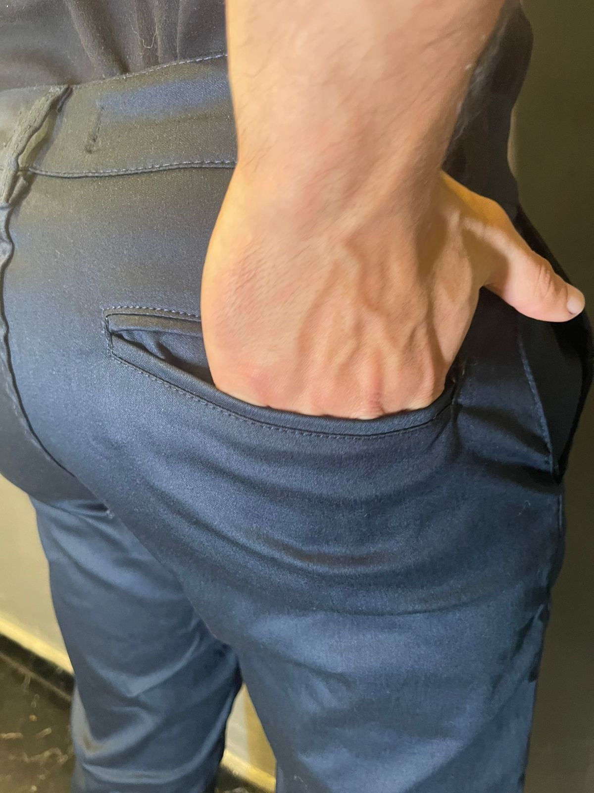 Calça Alfaitaria Chino Azul Marinho - Imagem 2
