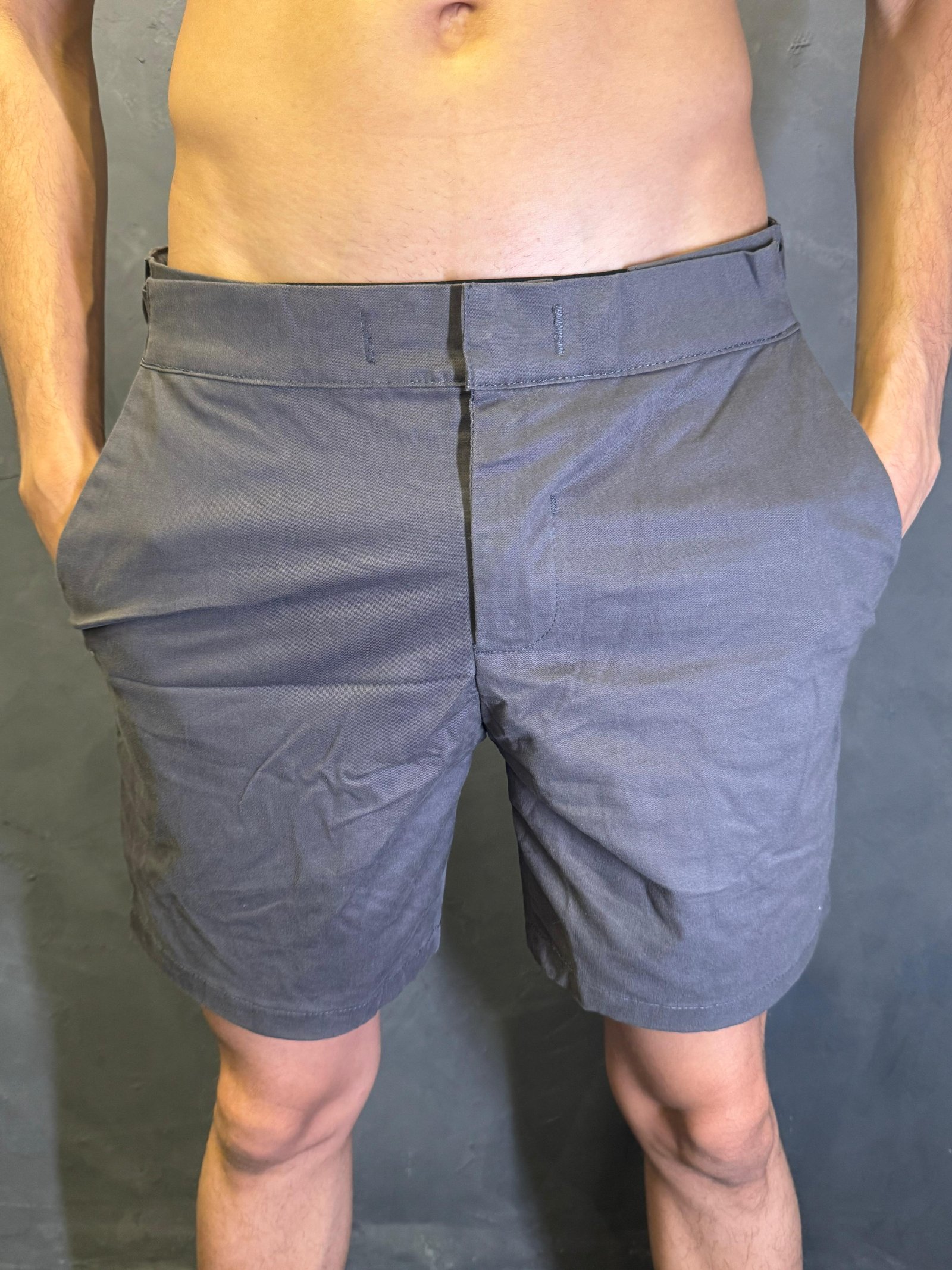Short Elastic Cinza