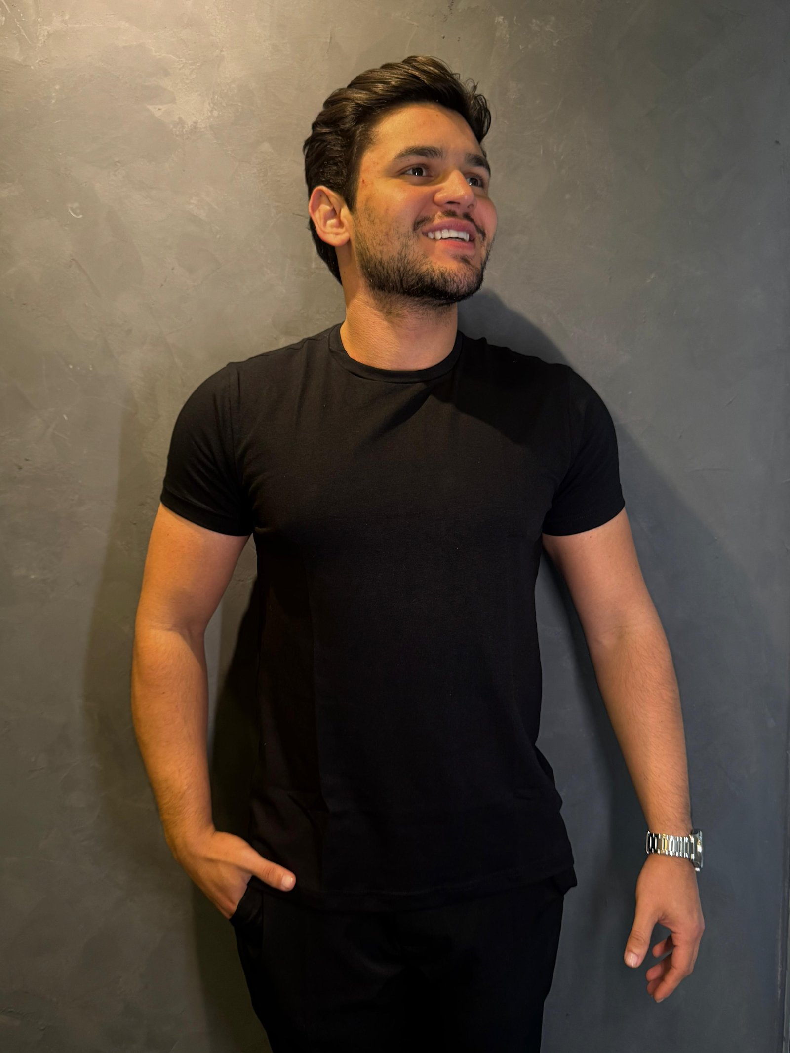 Interlock Pima Preta