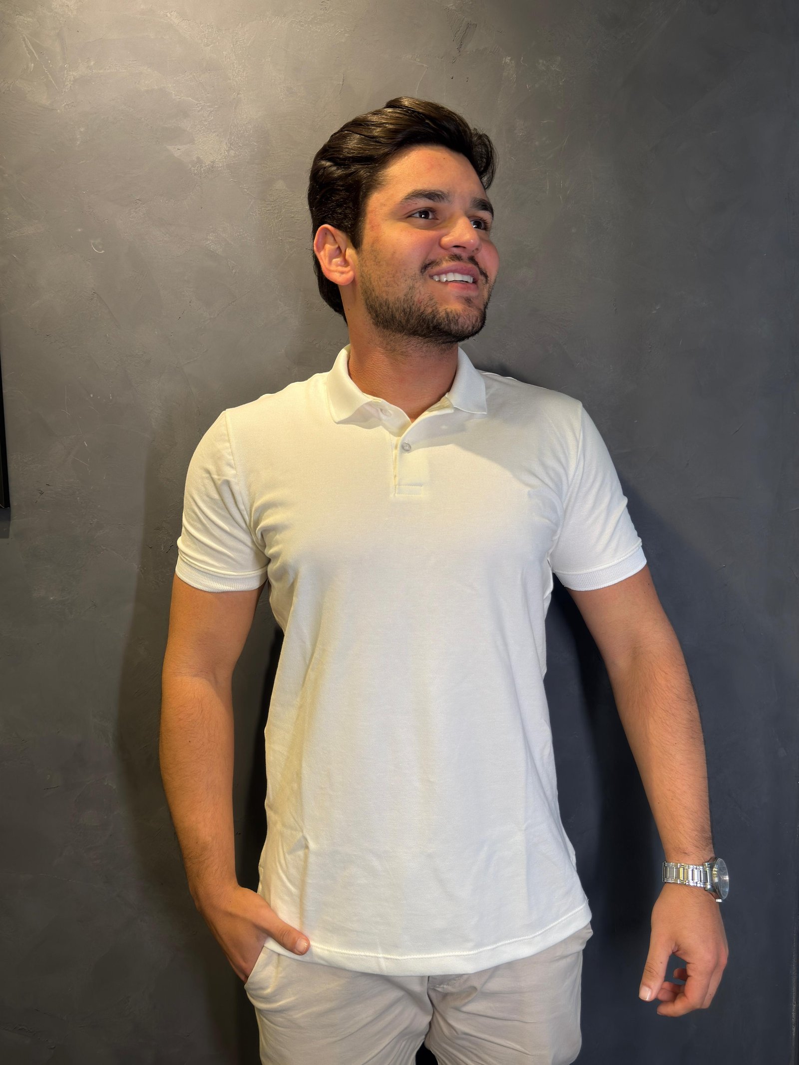 Polo Piquet Branca