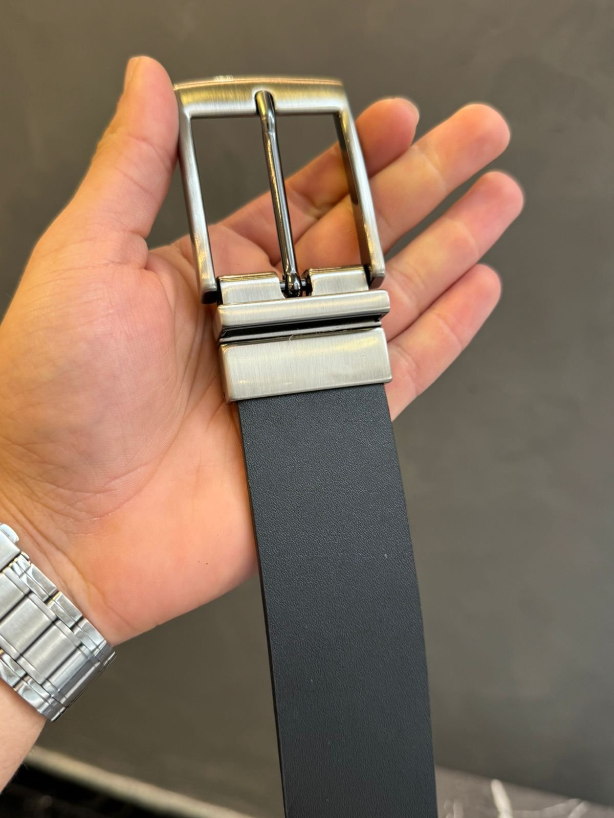 Cinto Dupla Face em Couro - Imagem 3